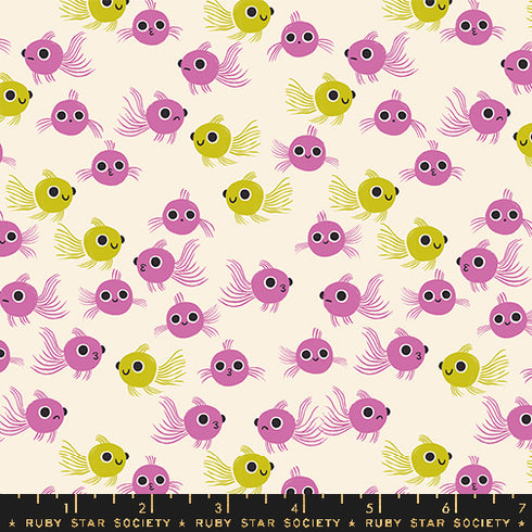 Animal Animal Goldfish in Heliotrope RS5165 12 - Ruby Star Society Sold by the Half Yard